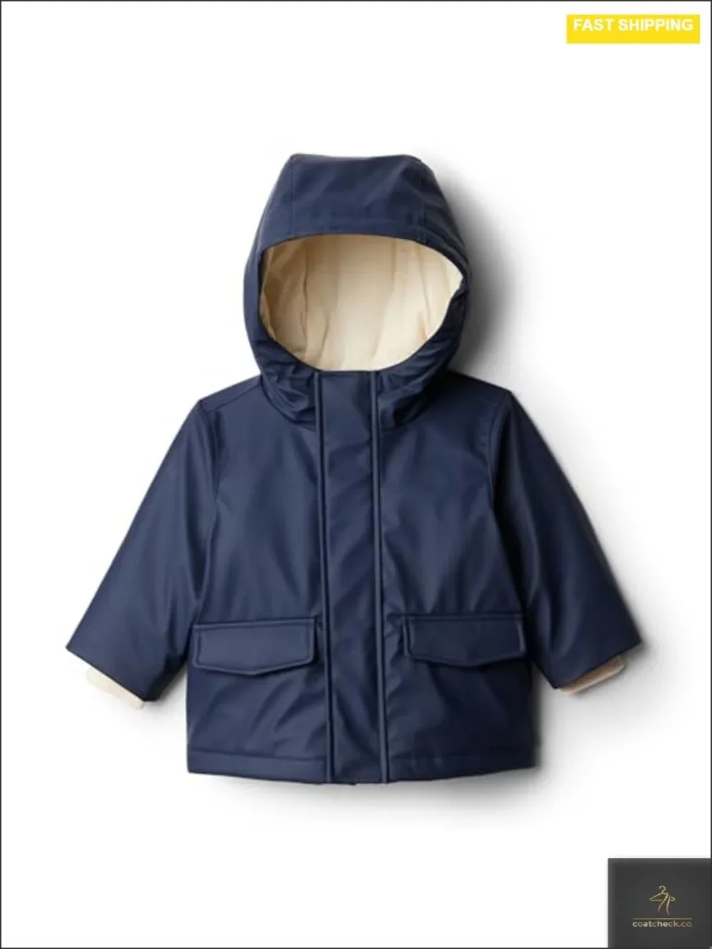 Water-Repellent Toddler Boys' Jacket with Quilted Lining